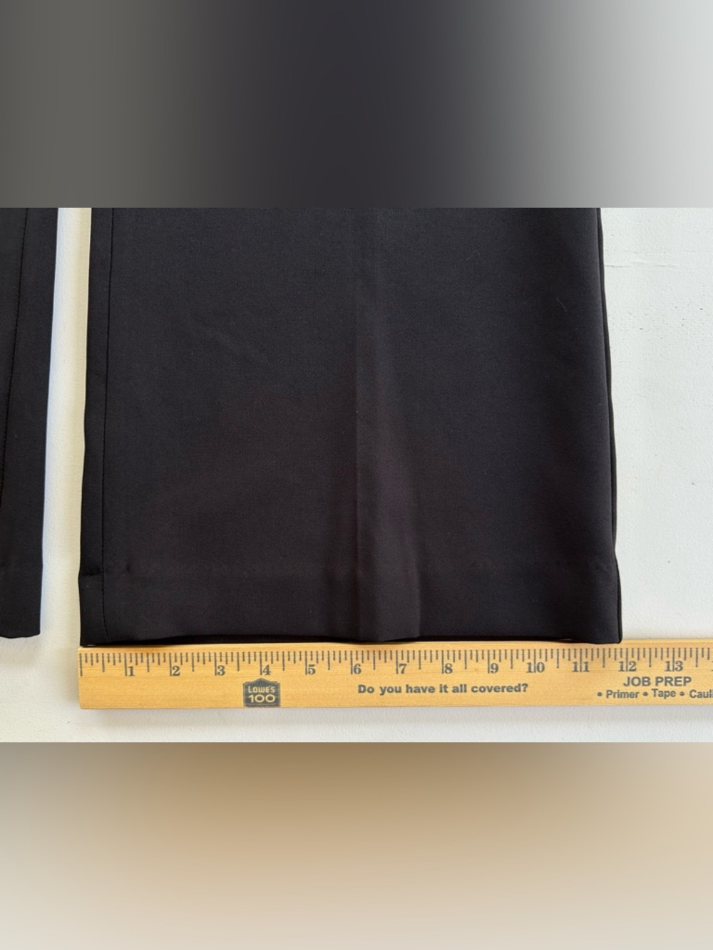 Express Editor Flare Trouser High Rise Wide Leg Dress Pants Black Women’s Size 8 - Picture 3 of 16